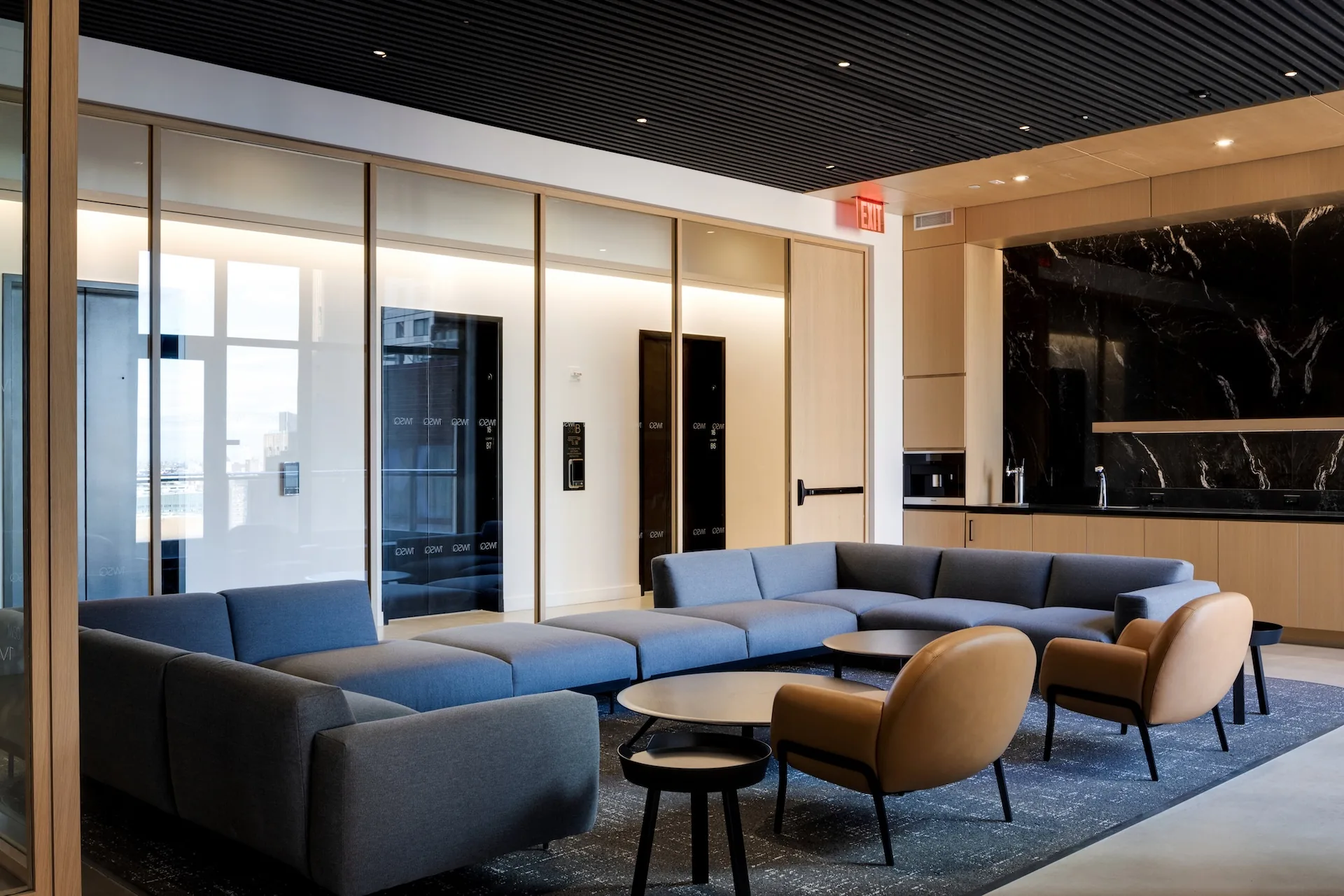 Tenant Lounge Area at 1 Willoughby Square